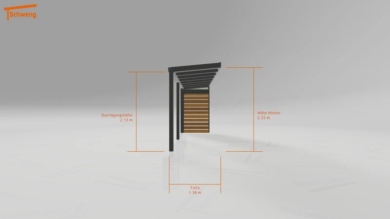 #DE Schweng Terrassenüberdachung S350 (ID dvnpny)