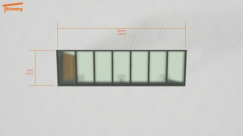 #DE Schweng Terrassenüberdachung S350 (ID dvnpny)