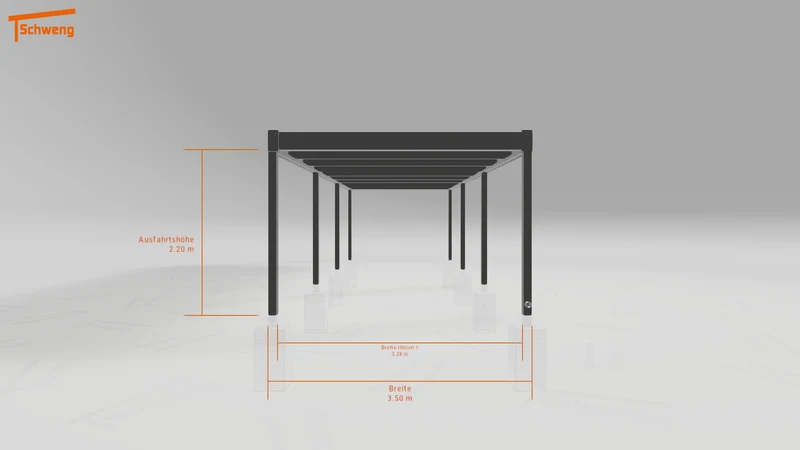 #AT Schweng Flachdachcarport C600 (ID 9wvmk7)
