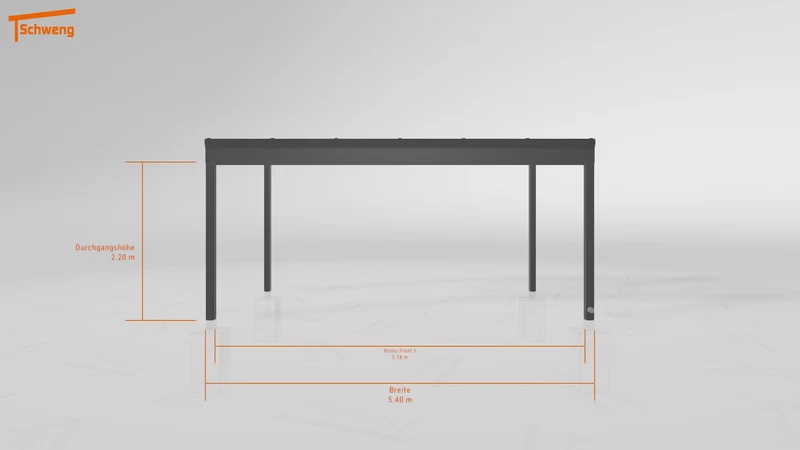 #DE Schweng Terrassenüberdachung S350 (ID 33jqbx)