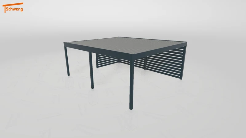 #DE Schweng Flachdachcarport C600 (ID 77b8kp) #MTG