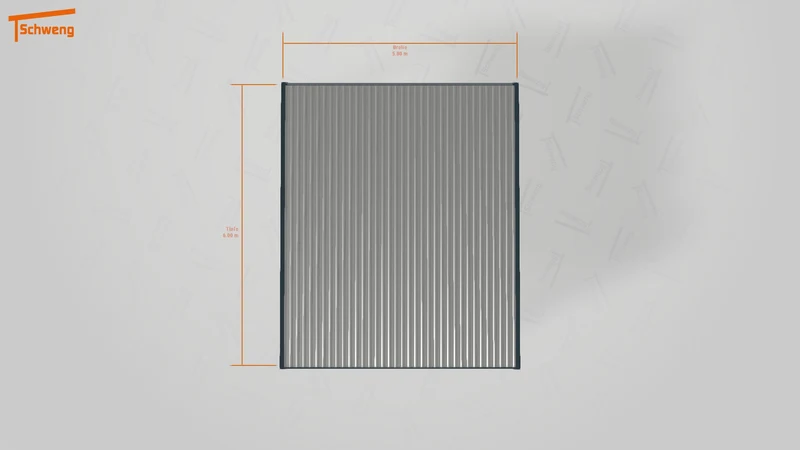 #DE Schweng Flachdachcarport C600 (ID 77b8kp) #MTG