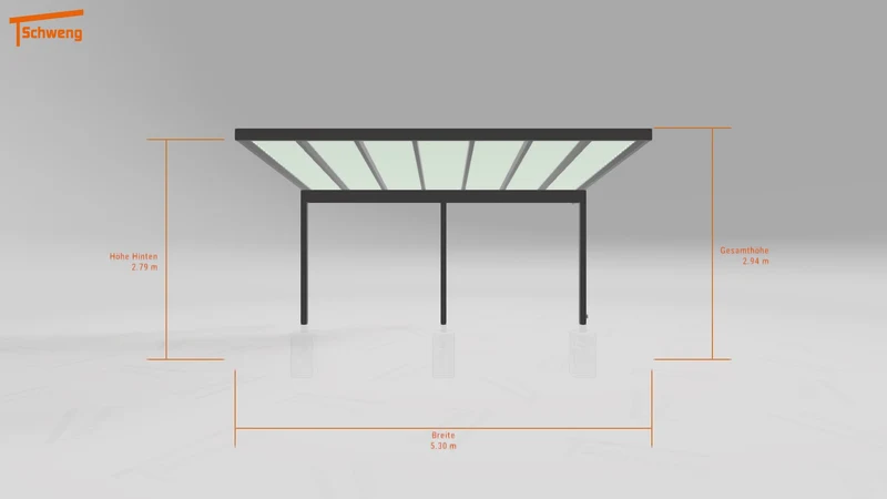 #DE Schweng Terrassenüberdachung S400 (ID dvnp4y)