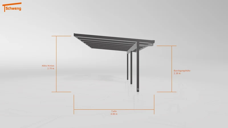 #DE Schweng Terrassenüberdachung S400 (ID dvnp4y)