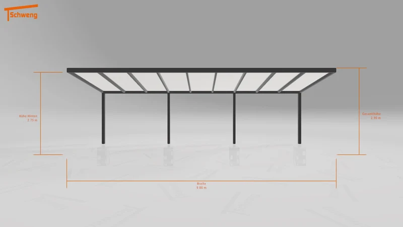#DE Schweng Pultdachcarport S350 (ID n54vw5) #MTG