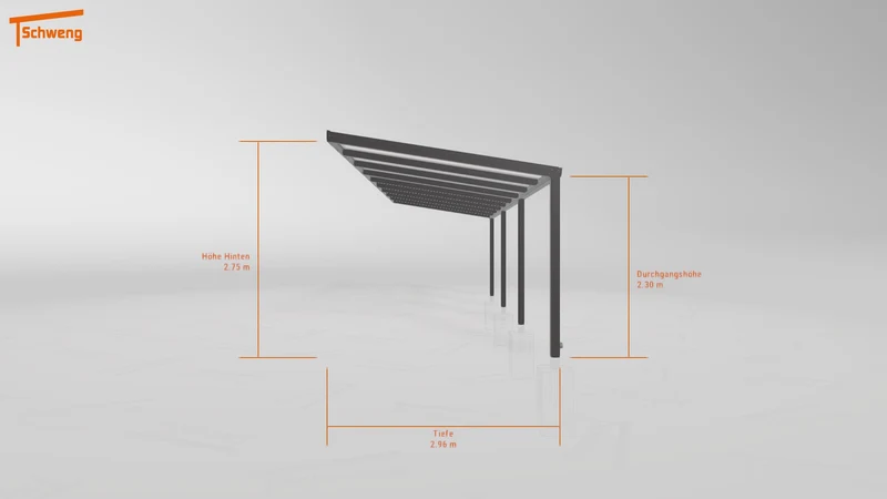 #DE Schweng Pultdachcarport S350 (ID n54vw5) #MTG
