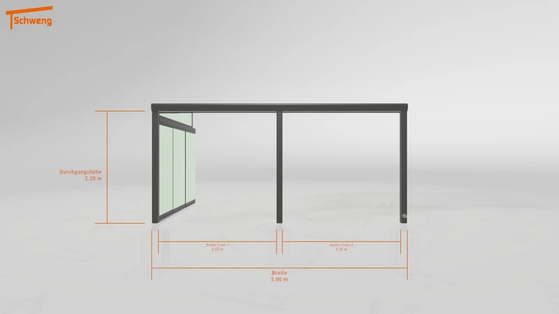 #DE Schweng Terrassenüberdachung S400 (ID v478y3)