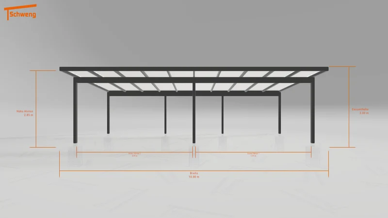 #DE Schweng Pultdachcarport S400 (ID pbpkxv)
