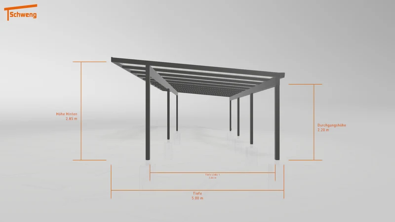 #DE Schweng Pultdachcarport S400 (ID pbpkxv)