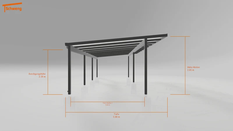 #DE Schweng Pultdachcarport S400 (ID pbpkxv)