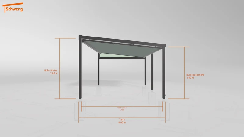 #DE Schweng Terrassenüberdachung S400 (ID jj858m)
