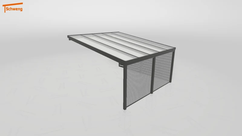 #DE Schweng Terrassenüberdachung S400 (ID n5mb45)