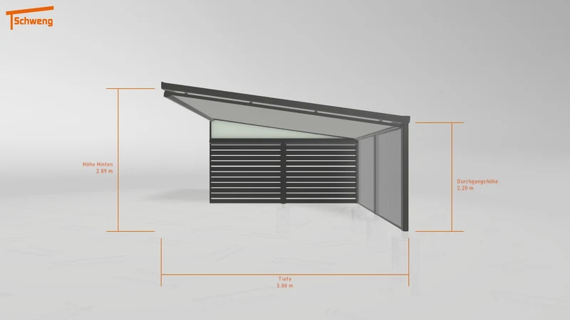 #DE Schweng Terrassenüberdachung S400 (ID n5mb45)