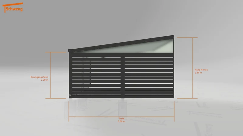 #DE Schweng Terrassenüberdachung S400 (ID n5mb45)
