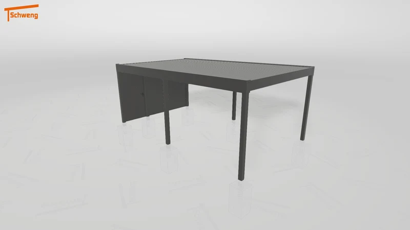 #DE Schweng Flachdachcarport C600 (ID g7543p) #MTG