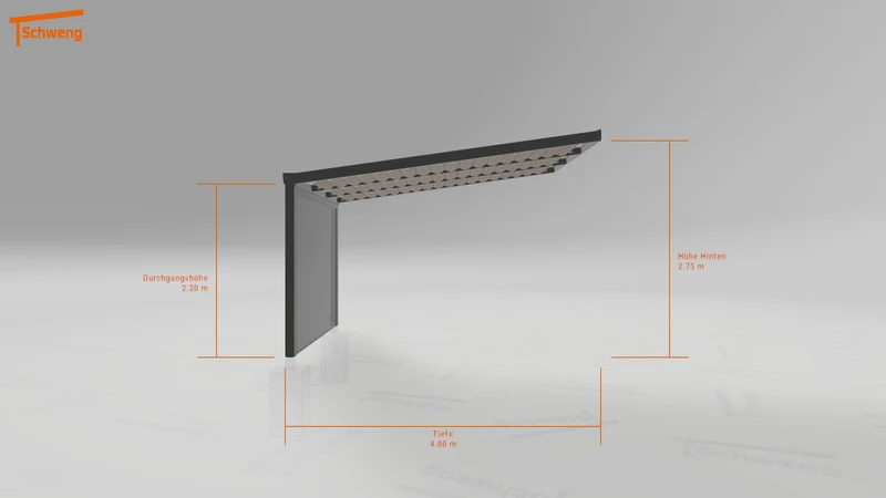 #DE Schweng Terrassenüberdachung S400 (ID 2qb92j)