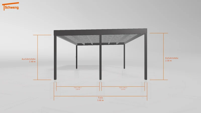 #DE Schweng Flachdachcarport C600 (ID k2rvkk) #MTG