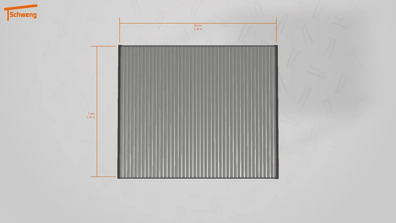 #DE Schweng Flachdachcarport C600 (ID k2rvkk) #MTG