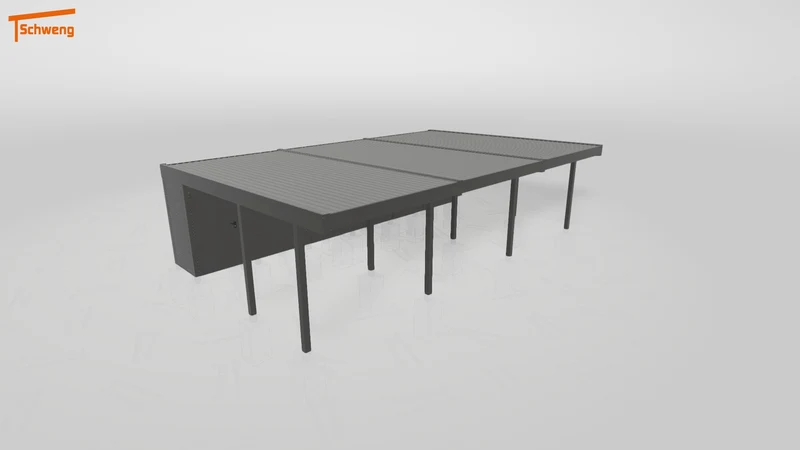 #DE Schweng Flachdachcarport C600+ (ID 5m97mw) #MTG