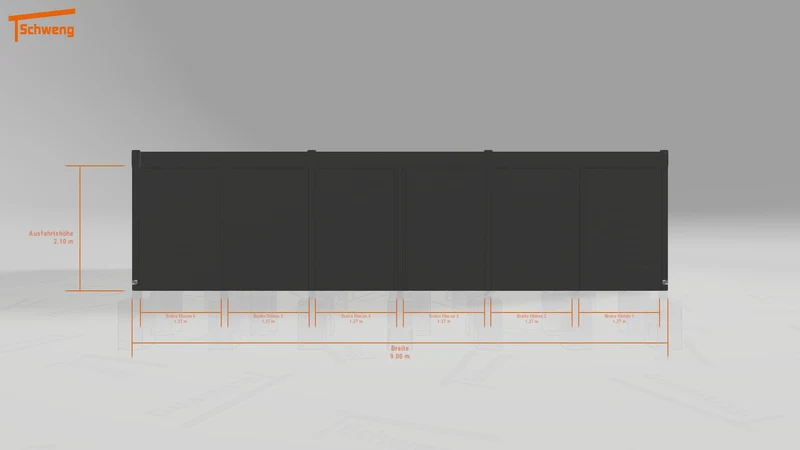 #DE Schweng Flachdachcarport C600+ (ID 5m97mw) #MTG