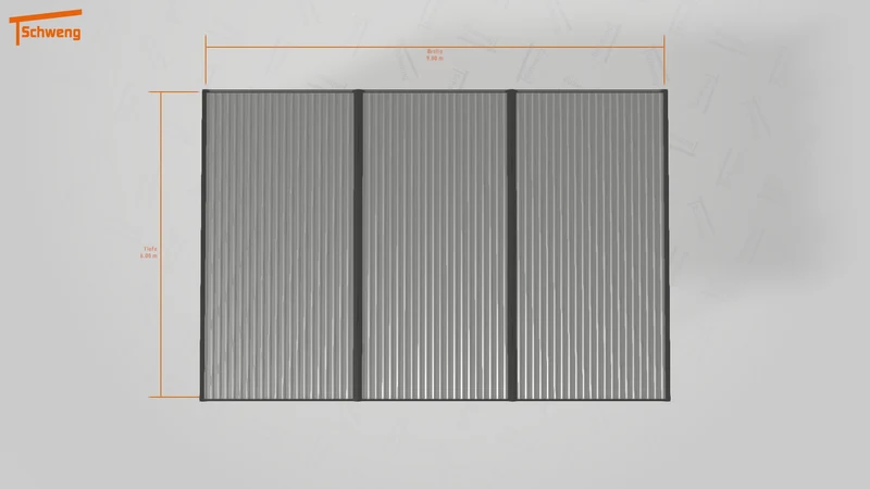 #DE Schweng Flachdachcarport C600+ (ID 5m97mw) #MTG