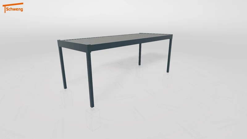 #DE Schweng Flachdachcarport C600 (ID n5mpj7)