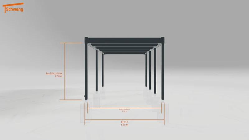 #DE Schweng Flachdachcarport C600 (ID v473kj) #MTG