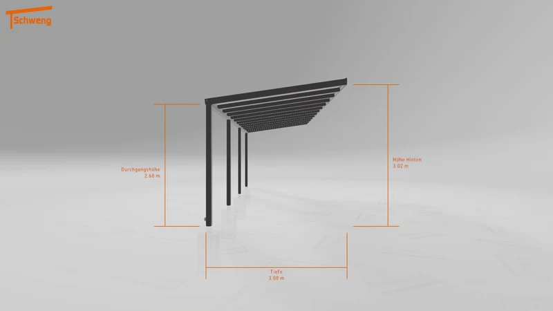 #DE Schweng Terrassenüberdachung S350 (ID g754gn)