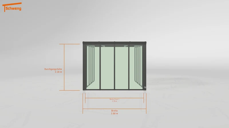 #DE Schweng Terrassenüberdachung S350 (ID v478ry)