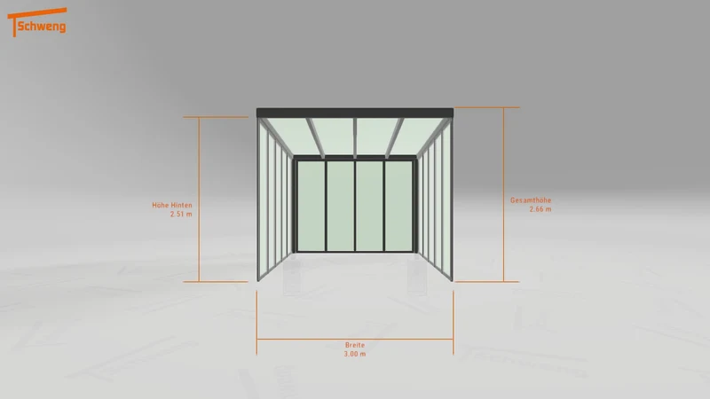 #DE Schweng Terrassenüberdachung S350 (ID v478ry)