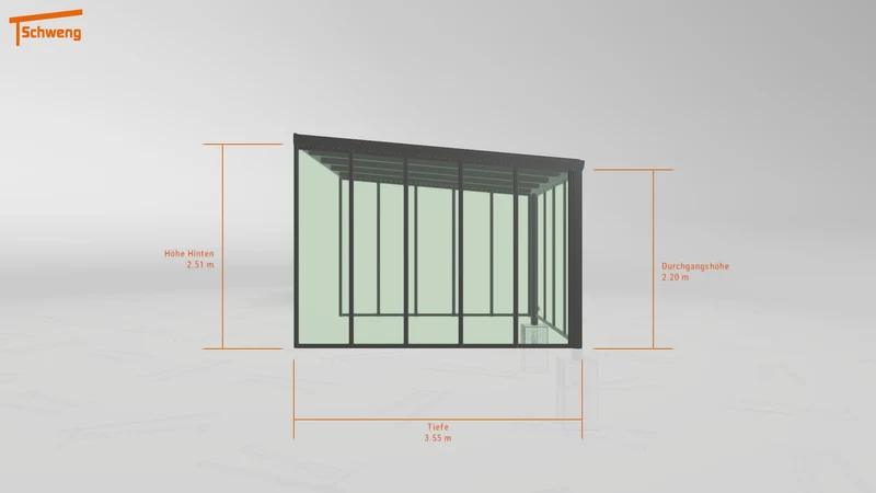 #DE Schweng Terrassenüberdachung S350 (ID v478ry)