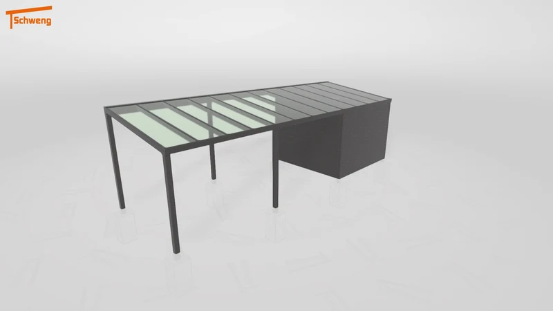 #DE Schweng Pultdachcarport S400 (ID qdvr37) #MTG