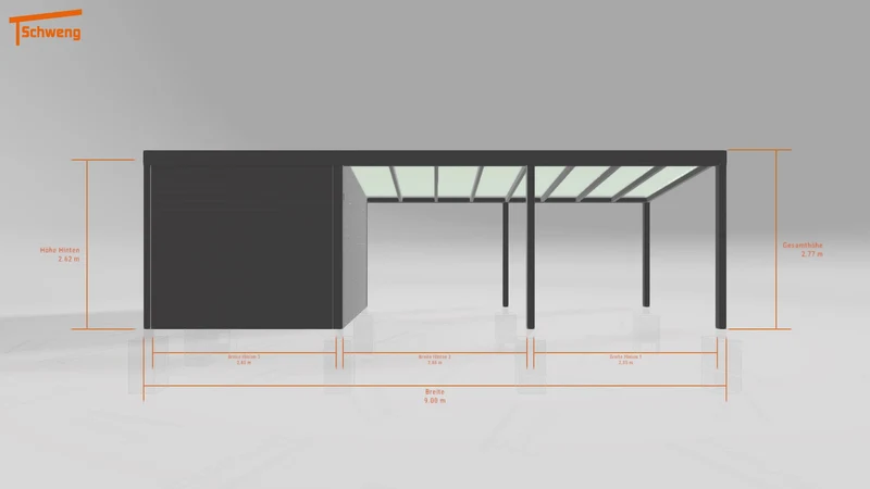 #DE Schweng Pultdachcarport S400 (ID qdvr37) #MTG