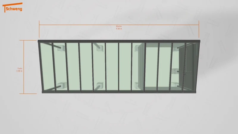 #DE Schweng Pultdachcarport S400 (ID qdvr37) #MTG