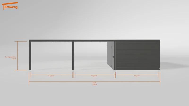 #DE Schweng Pultdachcarport S400 (ID g754bn) #MTG