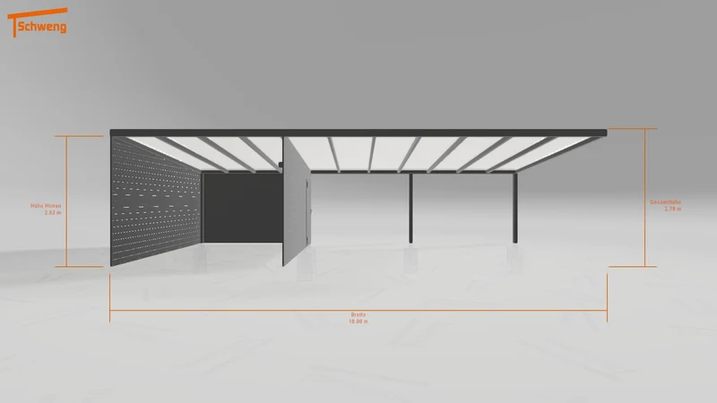 #DE Schweng Pultdachcarport S400 (ID g754bn) #MTG