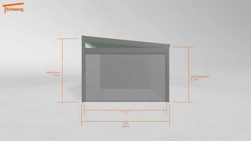 #DE Schweng Terrassenüberdachung S400 (ID w3xw24)