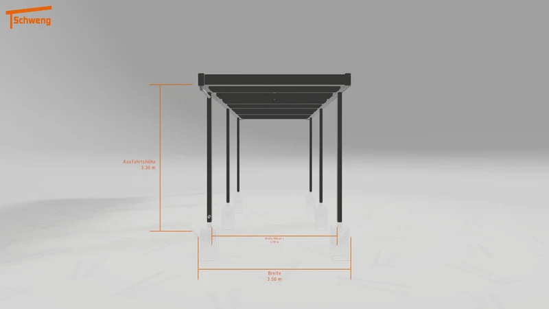 #DE Schweng Flachdachcarport C600 (ID mjrvjv)