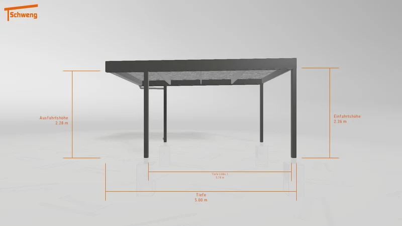#DE Schweng Flachdachcarport C600 (ID 775277) #MTG