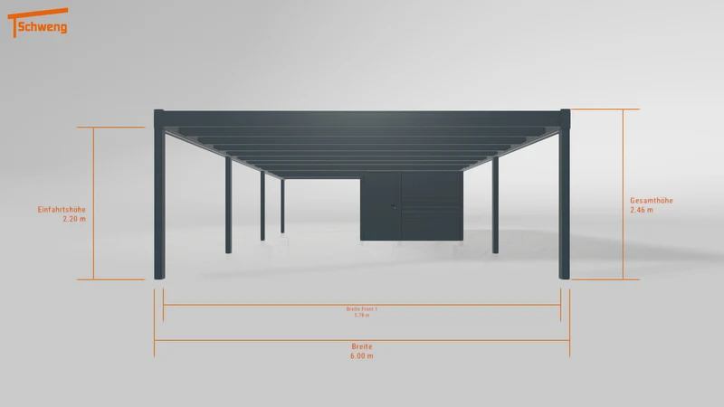 #AT Schweng Flachdachcarport C600 (ID rjrypn) #MTG