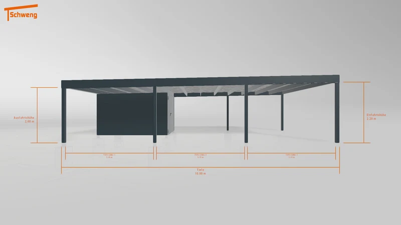 #AT Schweng Flachdachcarport C600 (ID rjrypn) #MTG