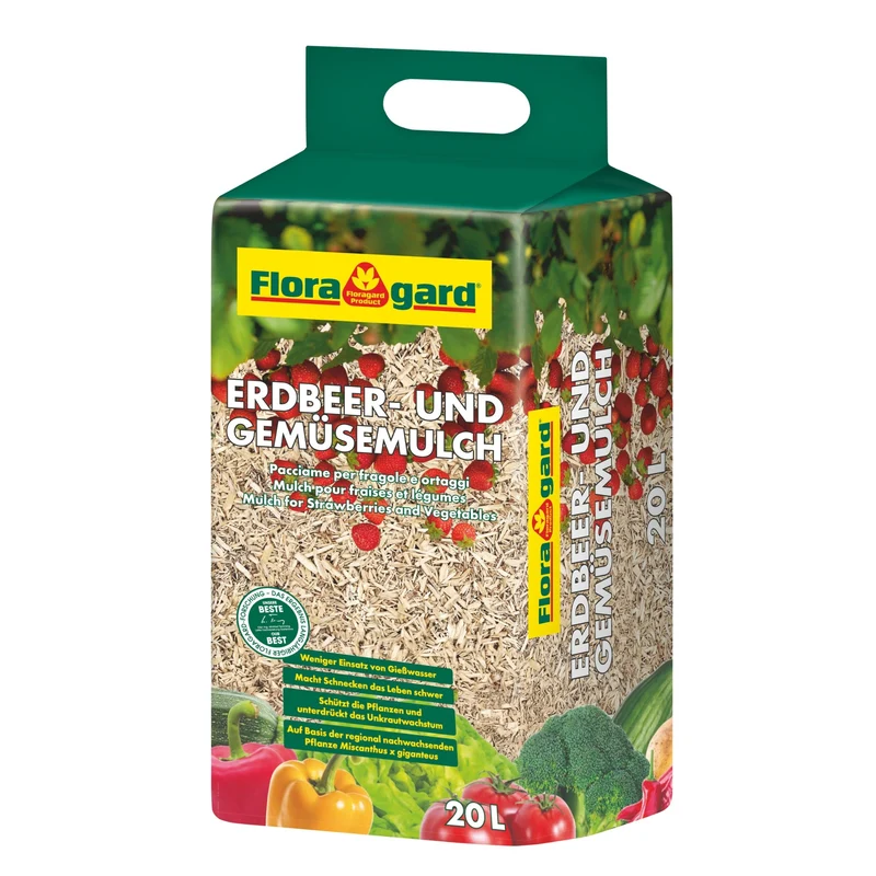 Floragard Erdbeer- und Gemüsemulch
