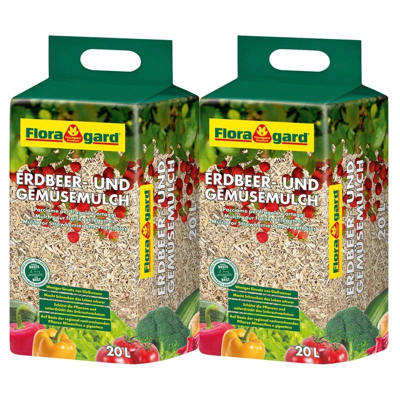 Floragard Erdbeer- und Gemüsemulch