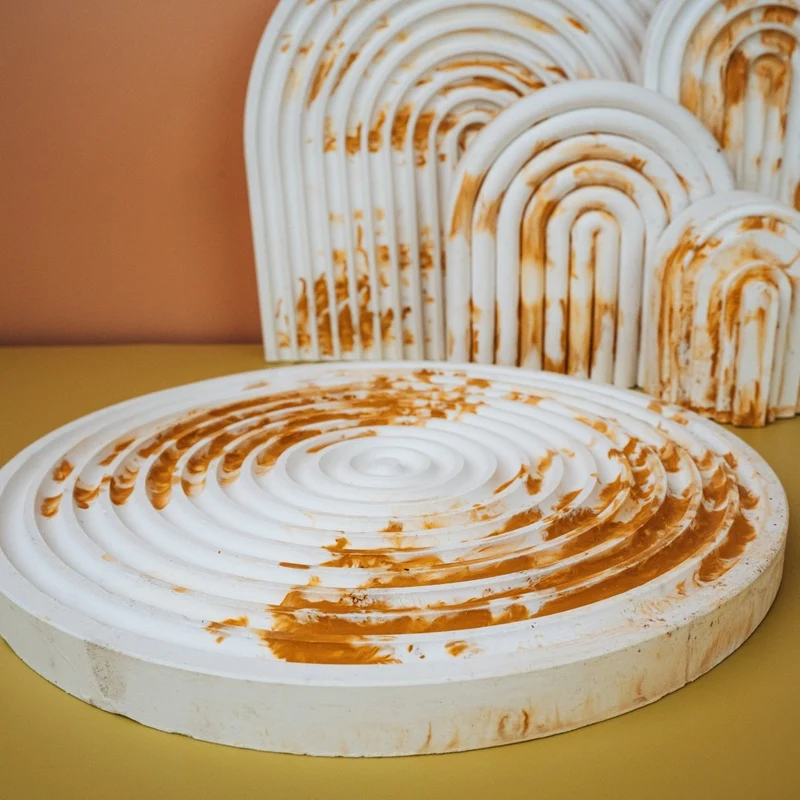 DEKORATION - CIRCLE YELLOW SPLASH