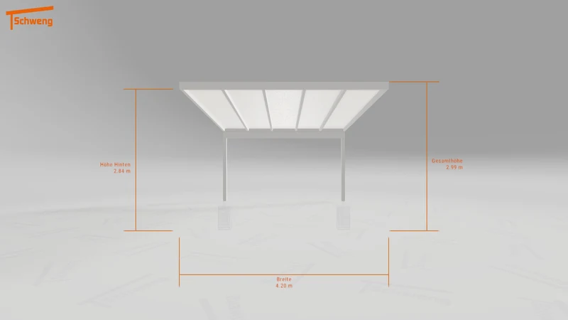 #DE Schweng Pultdachcarport S400 (ID dvnp8q)