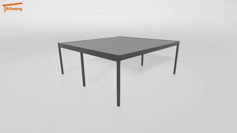 #DE Schweng Flachdachcarport C600+ (ID 85pwd2)