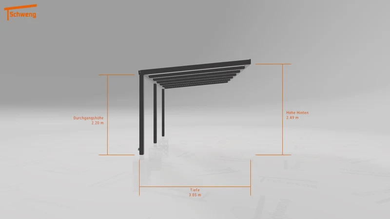 #DE Schweng Terrassenüberdachung S350 (ID bkpwdq)