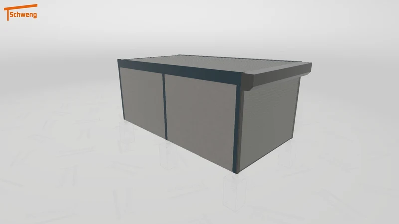#DE Schweng Flachdachcarport C600 (ID jj85g7)