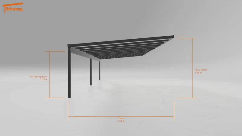 #DE Schweng Terrassenüberdachung S400 (ID 42wdq7)