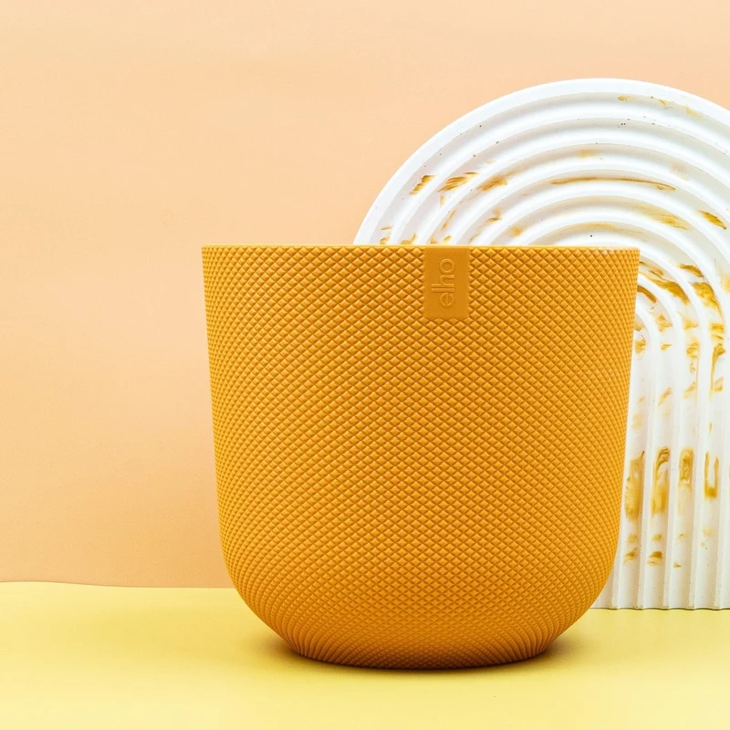 ÜBERTOPF ELHO JAZZ RUND AMBERGELB